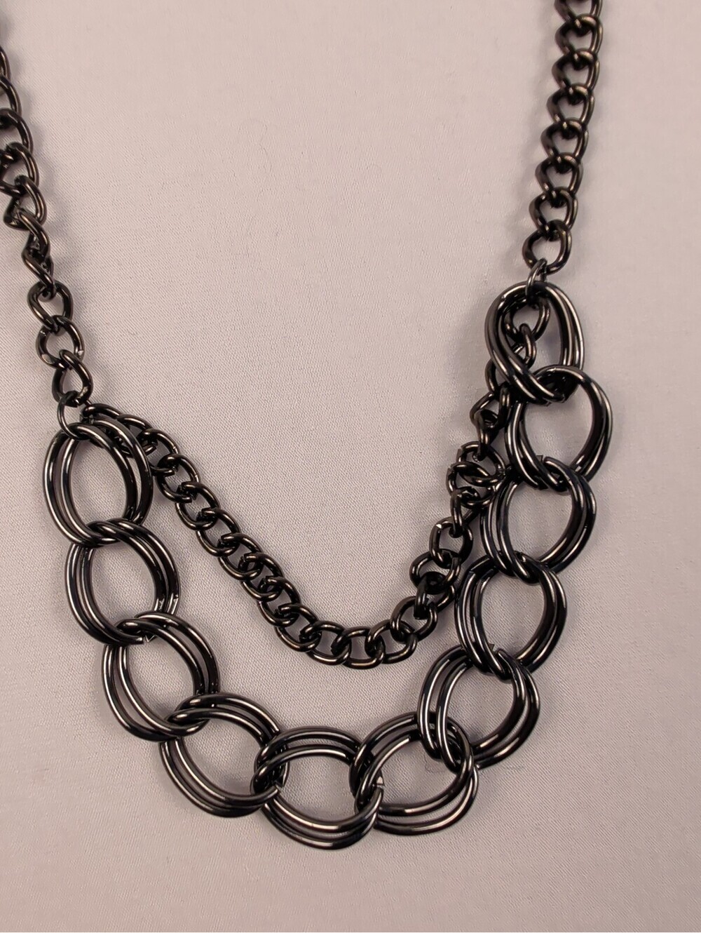 Black Multi-Piece Chain and Charm Bracelet Set - Picture 2 of 4